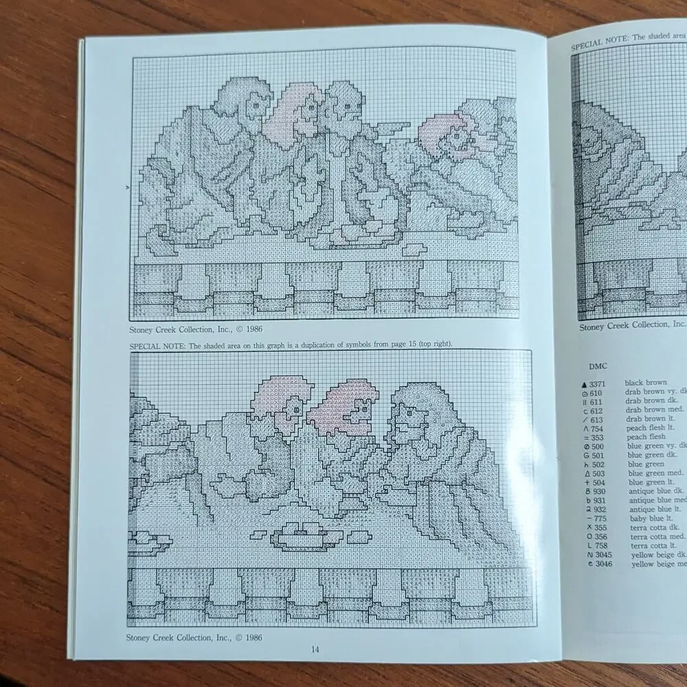 Celebrate His Love Cross Stitch Pattern Book 1987